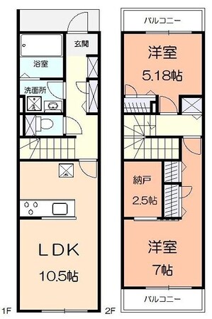 サンテラス大倉山の物件間取画像